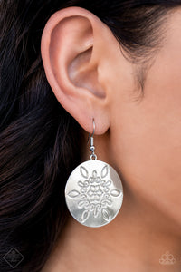 Tidal Taste - Silver Earrings - Paparazzi Jewelry