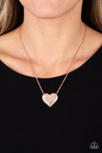 Load image into Gallery viewer, Spellbinding Sweetheart - Copper Necklace - Paparazzi Jewelry
