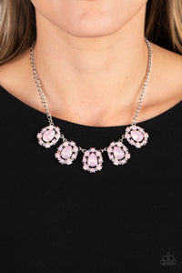 Pearly Pond - Pink Necklace - Paparazzi Jewelry