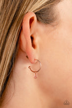 Load image into Gallery viewer, Modern Model - Copper Earrings - Paparazzi Jewelry
