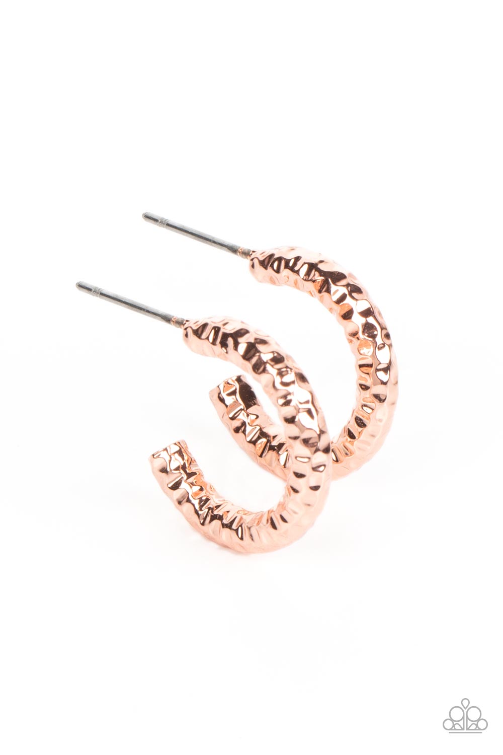 paparazzi-accessories-wandering-wreaths-copper-earrings