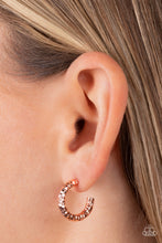 Load image into Gallery viewer, Wandering Wreaths - Copper Earrings - Paparazzi Jewelry
