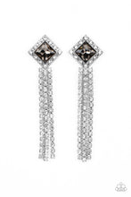 Load image into Gallery viewer, paparazzi-accessories-seasonal-sparkle-silver-post earrings
