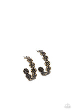 Load image into Gallery viewer, paparazzi-accessories-floral-fad-brass-earrings
