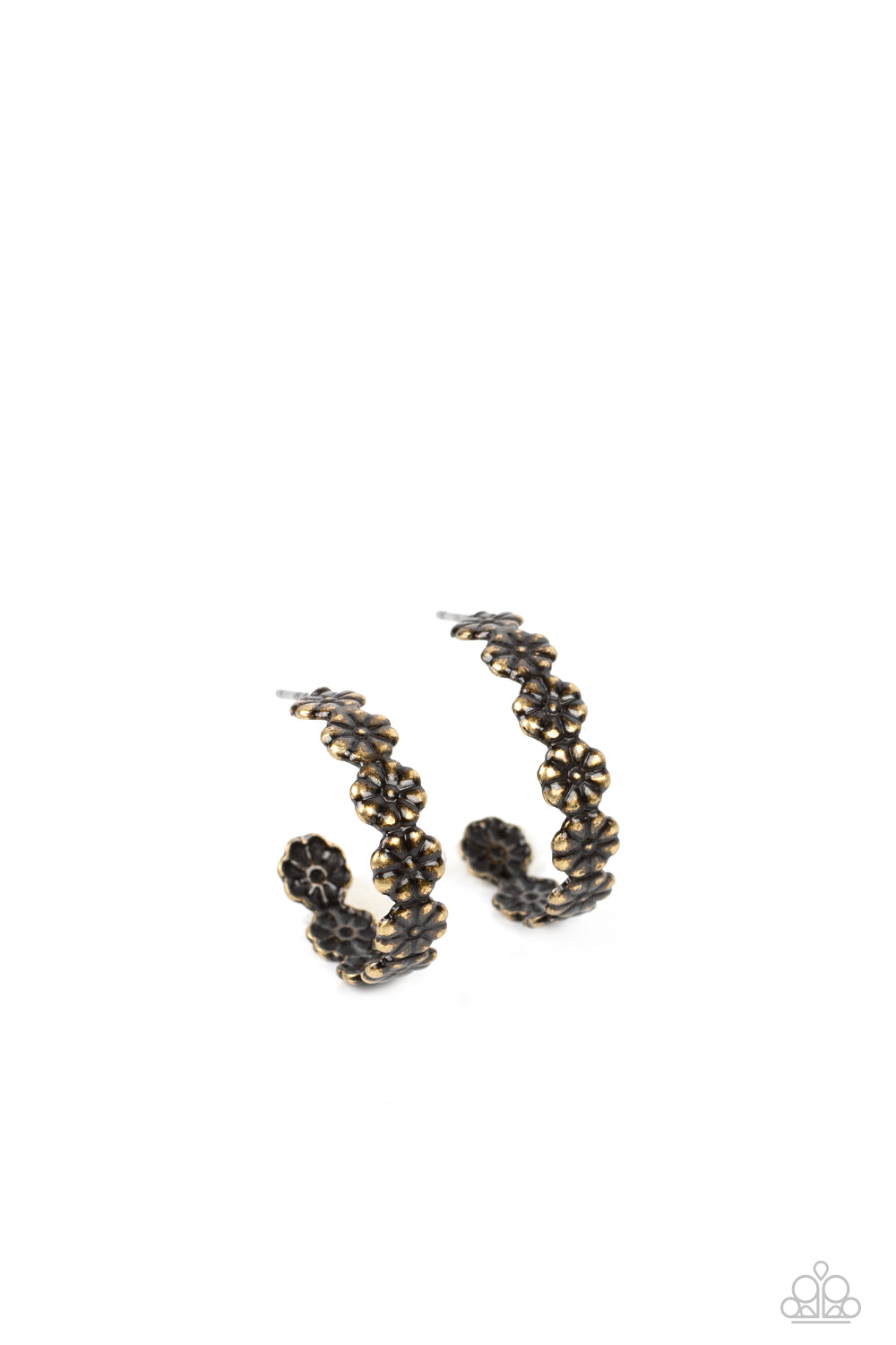 paparazzi-accessories-floral-fad-brass-earrings