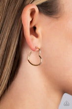 Load image into Gallery viewer, Burnished Beau - Gold Earrings - Paparazzi Jewelry
