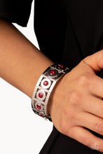 Load image into Gallery viewer, Stretch of Drama - Red Bracelet - Paparazzi Jewelry
