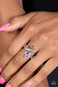 Flawless Flutter - Multi Ring - Paparazzi Jewelry