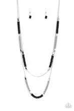 Load image into Gallery viewer, paparazzi-accessories-caviar-chic-black-necklace
