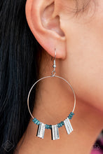 Load image into Gallery viewer, Luxe Lagoon - Blue Earrings - Paparazzi Jewelry

