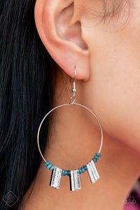 Luxe Lagoon - Blue Earrings - Paparazzi Jewelry