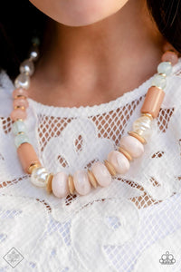 A SHEEN Slate - Multi Necklace - Paparazzi Jewelry
