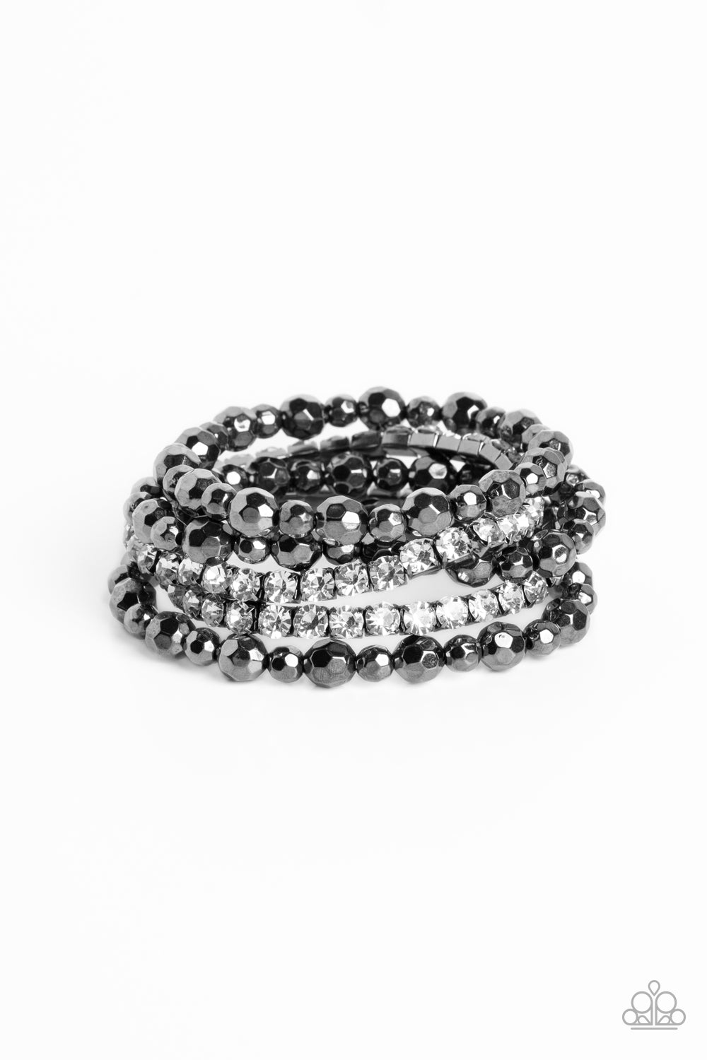 paparazzi-accessories-top-notch-twinkle-black-bracelet