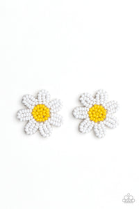 paparazzi-accessories-sensational-seeds-white-post earrings