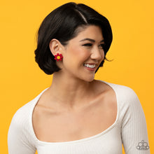 Load image into Gallery viewer, Sensational Seeds - Red Post Earrings - Paparazzi Jewelry
