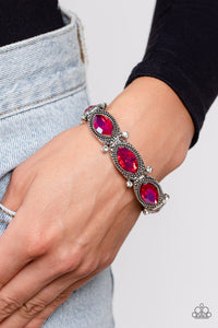 Dancing Diva - Pink Bracelet - Paparazzi Jewelry