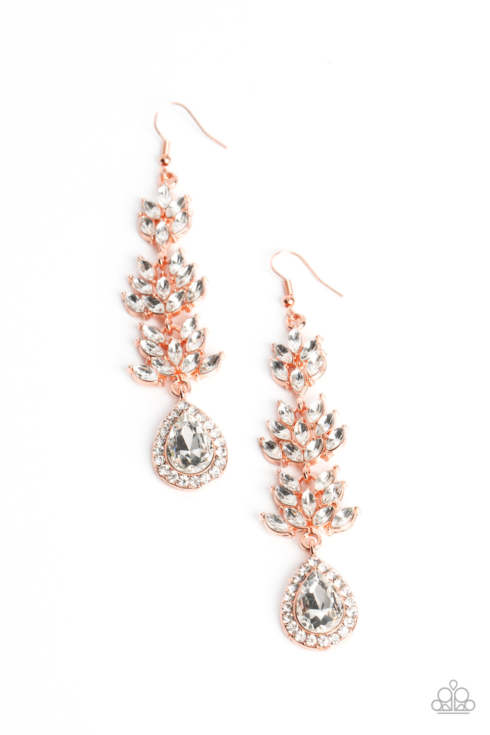 paparazzi-accessories-water-lily-whimsy-copper-earrings