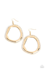 Load image into Gallery viewer, paparazzi-accessories-scintillating-shareholder-gold-earrings
