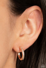 Load image into Gallery viewer, Audaciously Angelic - Rose Gold Earrings - Paparazzi Jewelry
