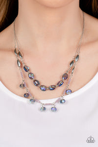Sheen Season - Blue Necklace - Paparazzi Jewelry