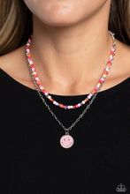 Load image into Gallery viewer, High School Reunion - Pink Necklace - Paparazzi Jewelry
