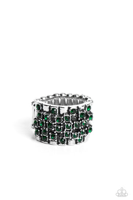 paparazzi-accessories-lawbreaking-loot-green-ring