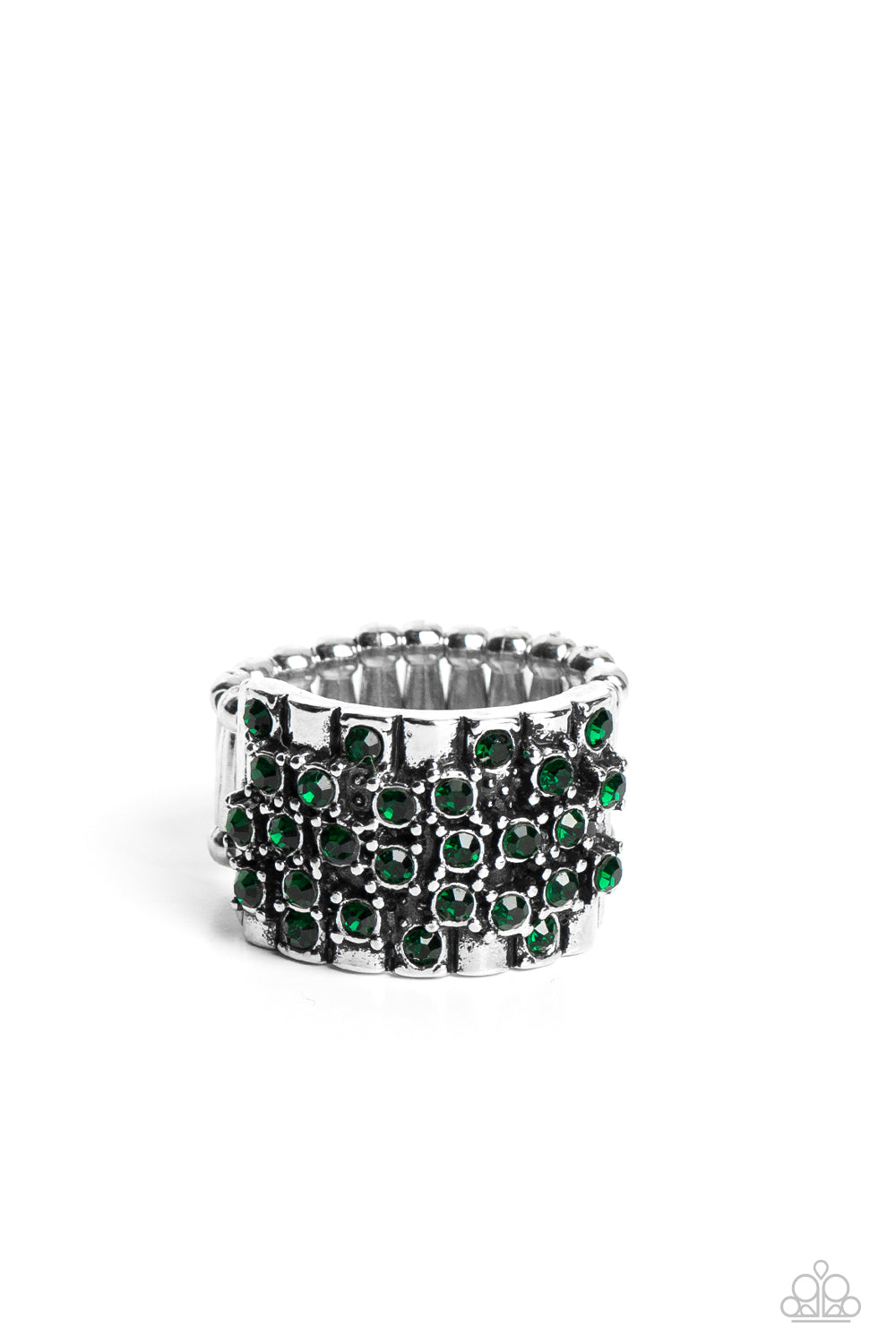 paparazzi-accessories-lawbreaking-loot-green-ring