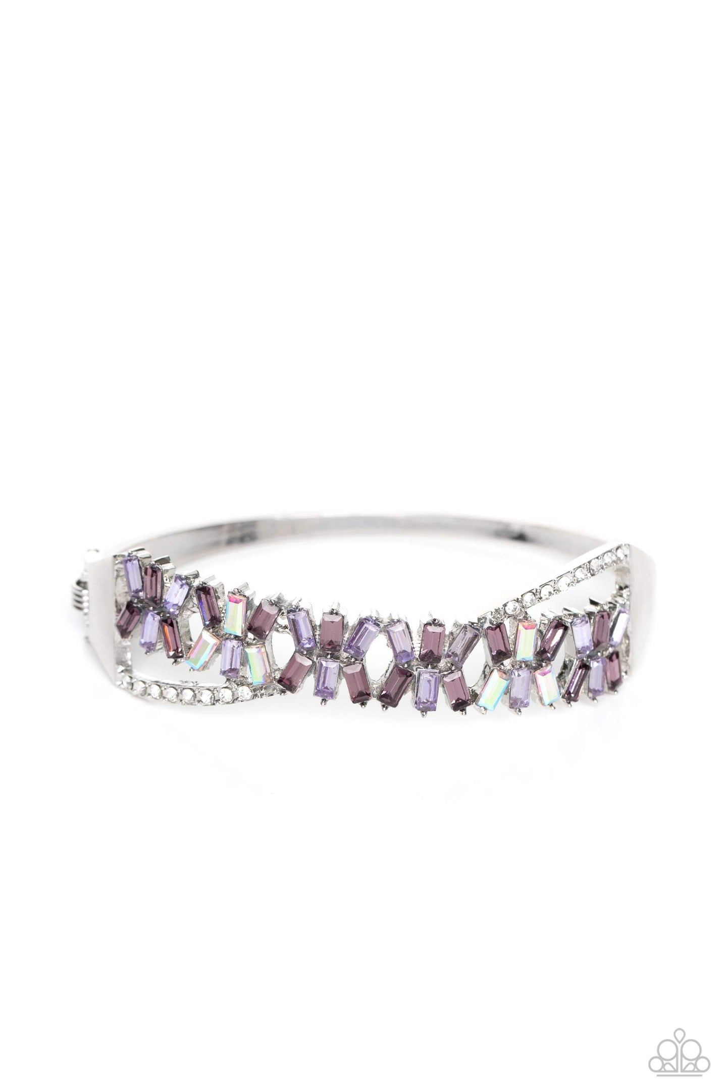 paparazzi-accessories-timeless-trifecta-purple-bracelet