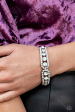 Load image into Gallery viewer, Spellbinding Splendor - White Bracelet - Paparazzi Jewelry
