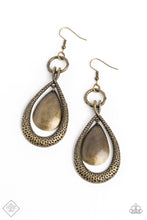 Load image into Gallery viewer, paparazzi-accessories-forged-flare-brass-earrings
