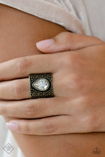 Load image into Gallery viewer, Singed Shape - Brass Ring - Paparazzi Jewelry
