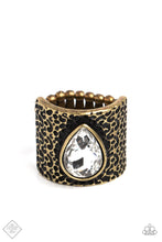Load image into Gallery viewer, paparazzi-accessories-singed-shape-brass-ring
