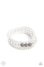 Load image into Gallery viewer, paparazzi-accessories-showy-soprano-white-bracelet

