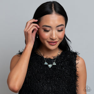 State of the HEART - Blue Necklace - Paparazzi Jewelry
