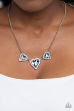 Load image into Gallery viewer, State of the HEART - Blue Necklace - Paparazzi Jewelry
