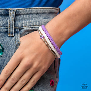 EYE Have A Dream - Purple Bracelet - Paparazzi Jewelry