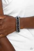 Load image into Gallery viewer, Celestial Chapter - Blue Bracelet - Paparazzi Jewelry
