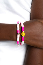 Load image into Gallery viewer, In SMILE - Pink Bracelet - Paparazzi Jewelry
