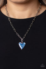 Load image into Gallery viewer, Kiss and SHELL - Blue Necklace - Paparazzi Jewelry
