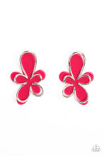 Load image into Gallery viewer, paparazzi-accessories-glimmering-gardens-pink-post earrings
