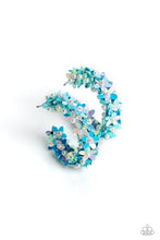 Load image into Gallery viewer, paparazzi-accessories-fairy-fantasia-blue-earrings
