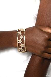 Starry Suffragette - Gold Bracelet - Paparazzi Jewelry