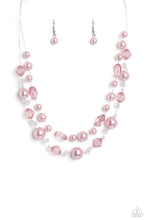 Load image into Gallery viewer, paparazzi-accessories-parisian-pearls-pink-necklace
