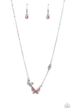 Load image into Gallery viewer, paparazzi-accessories-cant-butterfly-me-love-pink-necklace
