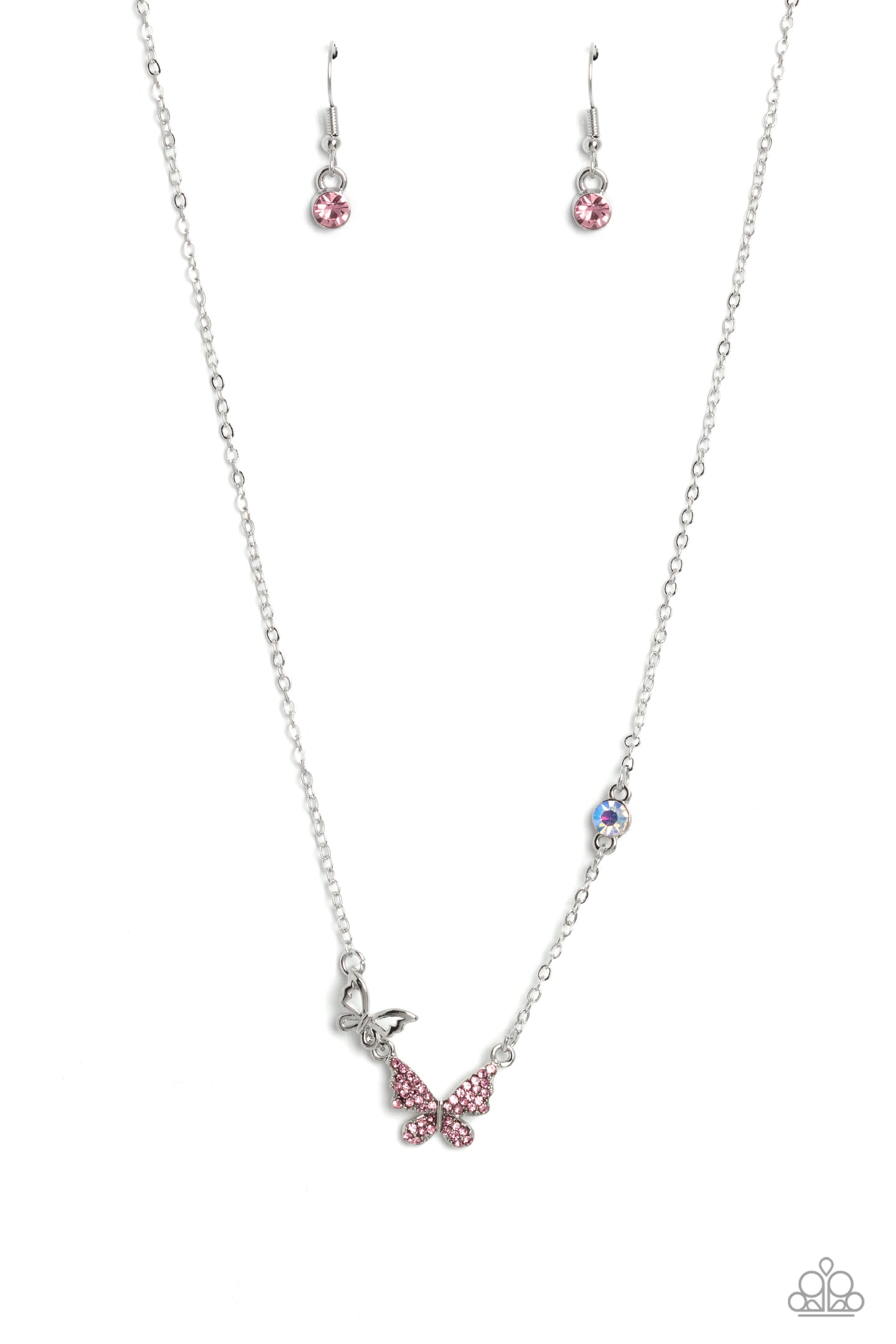 paparazzi-accessories-cant-butterfly-me-love-pink-necklace