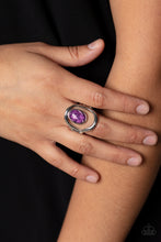 Load image into Gallery viewer, Marble Masterpiece - Purple Ring - Paparazzi Jewelry
