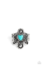 Load image into Gallery viewer, paparazzi-accessories-trailblazing-tribute-blue-ring
