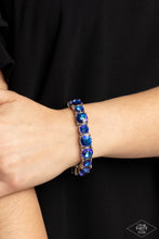 Load image into Gallery viewer, Born To Bedazzle - Blue Bracelet - Paparazzi Jewelry
