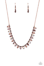 Load image into Gallery viewer, paparazzi-accessories-fairy-light-fashion-copper-necklace
