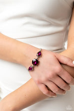 Load image into Gallery viewer, Twinkling Trio - Pink Bracelet - Paparazzi Jewelry
